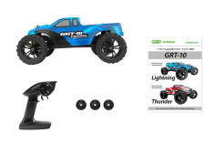Kavan RC Auto GRT-10 Thunder in blau ART 4WD Brushed Monster Truck 1:10 2,4GHz ohne Akku und ohne Ladegerät