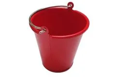 RC Crawler Scalezubehör 1/10 Metallkübel mit Griff in rot H40x42x38mm
