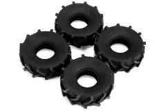 RC Crawler Scalezubehör 1/18 1Zoll 4x Reifen 60x20mm