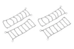 RC Crawler Scalezubehör Schneeketten 4Stück für TRX-4M Defender 1/18