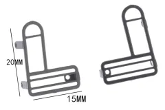 RC Crawler Scalezubehör 1/18 Lichtabdeckungsschutz-Dekoration aus Metall für TRX-4M Defender