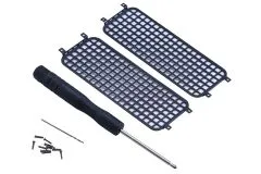 RC Crawler Scalezubehör 1/18 Heckfenster-Gitter aus Metall für TRX-4M Defender