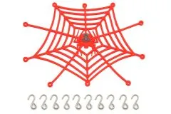 RC Crawler Scalezubehör 1/10 Gepäcks-Spinnennetz in rot
