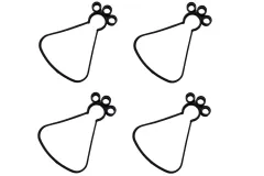 DF Models Ersatzteile Rotorschützer Propellerschützer Set für 4Stück SkyWatcher 5in1 DIY Block-Drone RTF