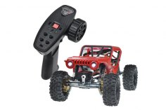 FuriTek 1/24 Brushless Premium RC Crawler Kit CAYMAN PRO SZK 4X4 in rot 2,4GHz RTR