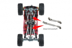 FuriTek 1/24 Brushless Premium RC Crawler Kit CAYMAN PRO SZK 4X4 in rot 2,4GHz RTR
