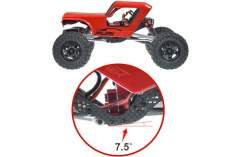 FuriTek 1/24 Brushless Premium RC Crawler Kit CAYMAN PRO SZK 4X4 in rot 2,4GHz RTR