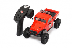 FuriTek 1/18 Brushless RC Crawler Kit FX118 FURY WAGON in rot 2,4GHz RTR