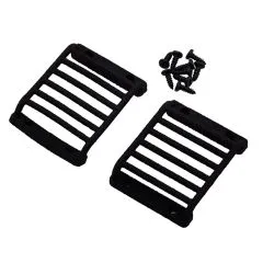 rcTURN RC Crawler Scalezubehör 1/18 Frontscheinwerfer-Gitter aus Nylon für TRX-4M Defender