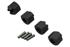 rcTURN Radmitnehmer 5mm in schwarz 4Stück für TRX-4M