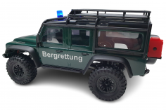 Traxxas TRX-4M LR Defender 4x4 EXKLUSIVMODELL Bergrettung 1/18 Crawler RTR Brushed mit Akku und USB Lader