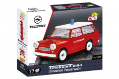 COBI Klemmbausteine Auto Trabant 601 Universal Feuerwehr - 77 Teile