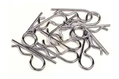 Traxxas Tuning Heavy-Duty Karosserie-Splinte in chrom 12Stück für TRX-4, Rustler und Slash 1/10