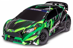 Traxxas Ford Fiesta ST 4x4 grün 1/10 Rally VXL RTR Brushless, ohne Akku und ohne Lader