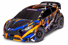 Traxxas Ford Fiesta ST 4x4 orange 1/10 Rally VXL RTR Brushless, ohne Akku und ohne Lader