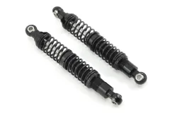 Einstellbarer Alu-Stoßdämpfer für 1/10 RC Autos in schwarz 90mm 2Stück zum Beispiel für TRX-4