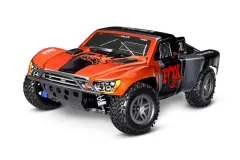Traxxas Slash 4x4 BL-2S FOX 1/10 Short-Course RTR BL-2S Brushless, HD-Teile, ohne Akku und Lader