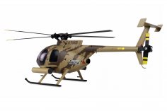 Amewi RC Heli Scale Hubschrauber AFX MD500E Militär Brushless 6-Kanal 325mm Helikopter 6G RTF braun