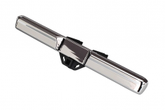 Traxxas Ersatzteile Bumper hinten in chrom mit Halter für TRX-4 Landrover und Ford Bronco 1/10