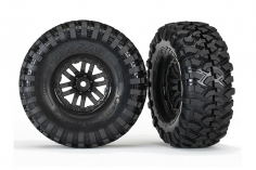 Traxxas Tuning Canyon Trail 4,6x1,9 Reifen auf TRX-4 Felgen in schwarz 2Stück für TRX-4 1/10