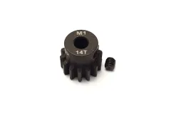 HSP Stahlritzel 14 Zähne Modul 1 für 5mm Welle