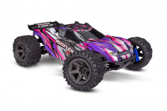 Traxxas Rustler 4x4 BL-2S pink 1/10 Stadium-Truck RTR BL-2S Brushless, HD-Teile, ohne Akku und ohne Lader