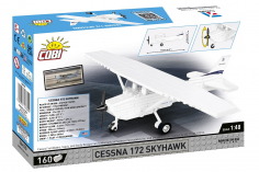 COBI Klemmbausteine Flugzeug Cessna 172 Skyhawk weiß - 160 Teile