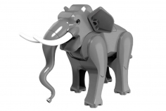 Klemmbausteine Elefant