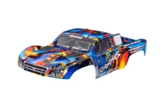 Traxxas Tuning Karosserie Rock n Roll mit Aufkleber Clipless für Slash 4x4 1/10