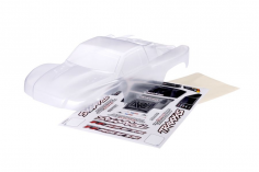 Traxxas Tuning Karosserie Heavy Duty Klar mit Aufkleber für Clipless System für Slash 1/10