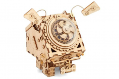 Lasercut Holzbausatz Funktionsmodell Seymour Steampunk mit Musikspieluhr 110 Teile