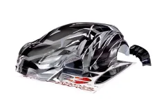 Traxxas Tuning Karosserie ProGraphix mit Aufkleber (benötigt Hintergrundlackierung) für ST Rally Ford Fiesta 4x4 VXL 1/10