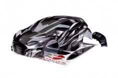 Traxxas Tuning Karosserie ProGraphix mit Aufkleber (benötigt Hintergrundlackierung) für ST Rally Ford Fiesta 4x4 VXL 1/10
