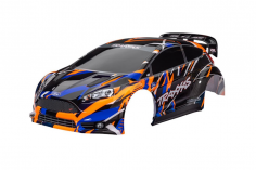 Traxxas Tuning Karosserie in Orange für ST Rally Ford Fiesta 4x4 VXL 1/10