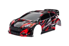 Traxxas Tuning Karosserie in Rot für ST Rally Ford Fiesta 4x4 VXL 1/10