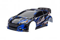 Traxxas Tuning Karosserie in Blau für ST Rally Ford Fiesta 4x4 VXL 1/10