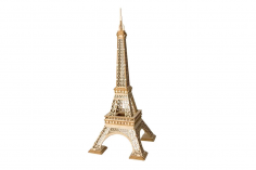 Lasercut Holzbausatz Standmodell Eiffelturm 121 Teile