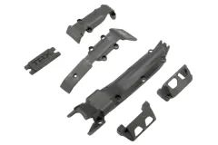 Traxxas Ersatzteile Schutzplatten-Set für Chassis, Getriebe und Servo vorne hinten für E-Revo und Slash 1/16
