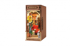 Lasercut Holzbausatz Bücherecke Buchhandlung 194 Teile