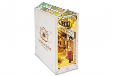 Lasercut Holzbausatz Bücherecke Sonnenscheinstadt 246 Teile