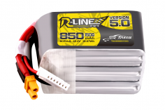 Tattu R-Line LiPo Akku Version 5.0 850mAh 22,2V 6S1P 150C mit XT30U-F 