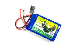 Absima Sender LiPo-Akku 2S 7,4V 1200mAh SC mit LiPo Protect mit JR/FUT