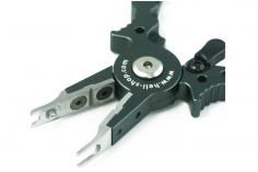 Kugelkopfzange D-Clip aus Aluminium mit wechselbarem Ausrückmaul