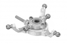 Rakonheli CNC Aluminium Taumelscheiben-Set in silber für Blade InFusion 120