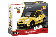 COBI Klemmbausteine Autos Fiat Abarth 595 Competizione Yellow - 71 Teile