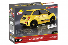 COBI Klemmbausteine Autos Fiat Abarth 595 Competizione Yellow - 71 Teile