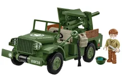 COBI Klemmbausteine Autos 1942 Dodge WC55 GMC M6 Fargo - 230 Teile