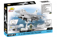 COBI Klemmbausteine Flugzeuge F-16AM Fighting Falcon UA - 500 Teile