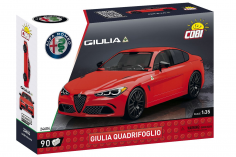 COBI Klemmbausteine Autos Alfa Romeo Gulia Quadrifoglio Rot - 90 Teile