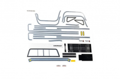 Traxxas Ersatzteile Aufkleberbogen Ford F150 für TRX-4MT 1/18